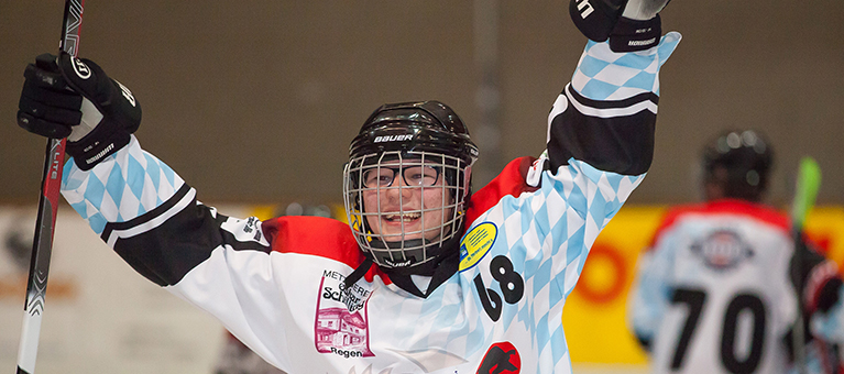 Eishockey in der Eishalle Regen
