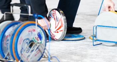 Eisschießen in der Eishalle Regen